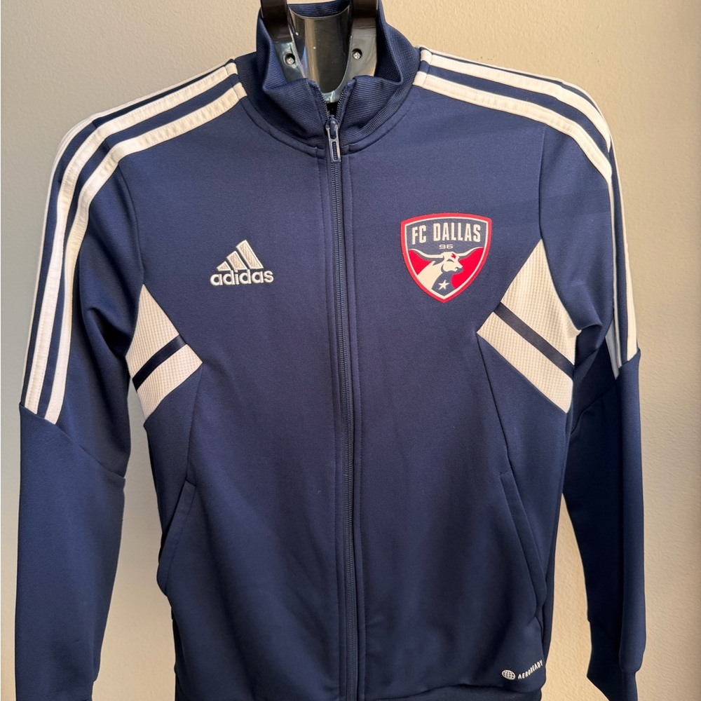 Adidas Navy FC Dallas Track Jacket